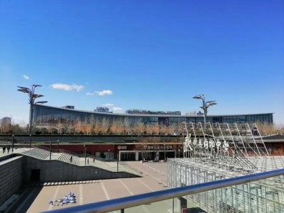Metal spring shock absorbers of Beijing Olympic East Station unit